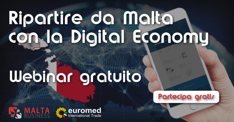 Ripartire da Malta con la Digital Economy: il webinar gratuito