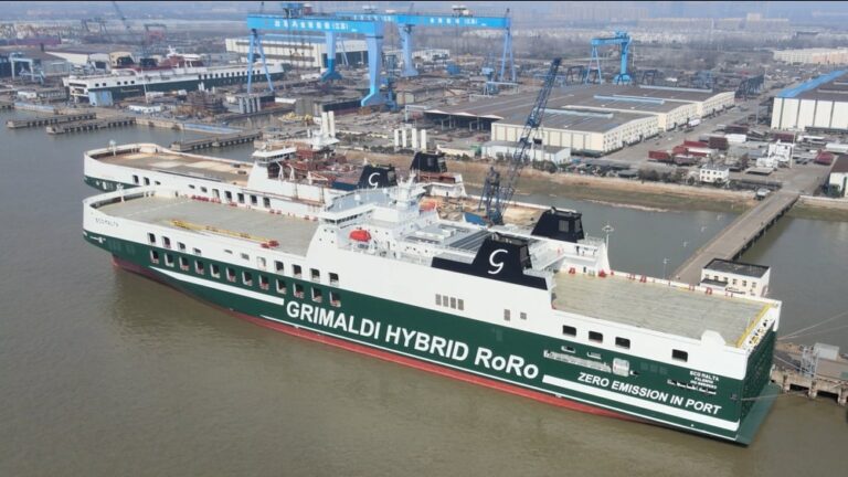 Grimaldi inaugura la nuova nave ibrida Eco Malta